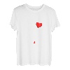 Damen mama herz werdende mutter eltern junge schwangerschaft T-Shirt
