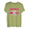 Damen Mama 2021 Loading Werdende Mutter Schwangerschaft T-Shirt