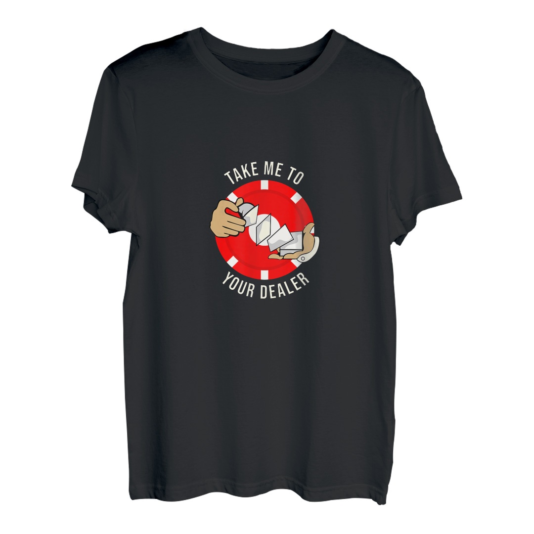 Take Me to Your Casino Dealer Shufflin Poker-Kartenspiele T-Shirt