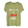 Großartig seit April 1994 Geburtstag Blumen und Schmetterlinge T-Shirt