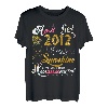 April Girl 2012 Sonnenblumen Schmetterlinge 10. Geburtstag T-Shirt