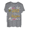 April Girl 2012 Sonnenblumen Schmetterlinge 10. Geburtstag T-Shirt