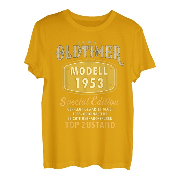 1953 Geburtstag Mann 70 Jahre Deko Lustig 70er 70 Geburtstag T-Shirt -  Hapfox