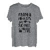 Damen Mama Needs Some Wine - Lustig Wein Muttertag Geschenk T-Shirt