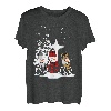 Frohe Weihnachten Schneemann Weihnachtsschlafanzüge Familie T-Shirt