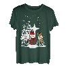 Frohe Weihnachten Schneemann Weihnachtsschlafanzüge Familie T-Shirt