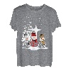 Frohe Weihnachten Schneemann Weihnachtsschlafanzüge Familie T-Shirt