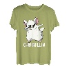 Dabbing Chinchillin T Shirt Wortspiel Chinchilla Haustier T-Shirt