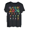 Funny Class Of 2036 Grow With Me Checkliste Future Graduate T-Shirt