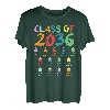 Funny Class Of 2036 Grow With Me Checkliste Future Graduate T-Shirt
