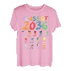 Funny Class Of 2036 Grow With Me Checkliste Future Graduate T-Shirt
