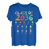 Funny Class Of 2036 Grow With Me Checkliste Future Graduate T-Shirt