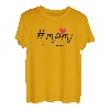 Damen Zur Geburt Mutter Zwillinge Jungs Mädchen #Mom 2 follower T-Shirt