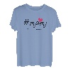 Damen Zur Geburt Mutter Zwillinge Jungs Mädchen #Mom 2 follower T-Shirt