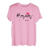 Damen Zur Geburt Mutter Zwillinge Jungs Mädchen #Mom 2 follower T-Shirt
