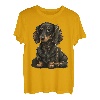 Niedlicher Dackel-Hund auf Dackel-Liebhaber T-Shirt