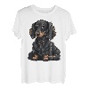 Niedlicher Dackel-Hund auf Dackel-Liebhaber T-Shirt