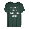 Oran Ich liebe meine Mutter Süßer persönlicher Muttertag T-Shirt