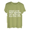 Einer Von Uns Beiden Ist Klüger Als Du T-Shirt Geschenkidee T-Shirt