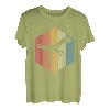Dilophosaurus Dinosaurier Retro Hexagon T-Shirt