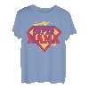 Super Mama Damen Superheldin Muttertag Mutter Super Mom T-Shirt