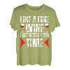 Altern wie ein guter Wein Ich werde mit der Zeit besser, wenn ich Wein trinke T-Shirt