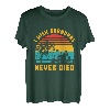 Ich wünschte, Opas wären nie gestorben Lustiger Retro-Sonnenuntergang T-Shirt