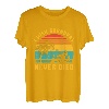 Ich wünschte, Opas wären nie gestorben Lustiger Retro-Sonnenuntergang T-Shirt