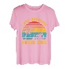 Ich wünschte, Opas wären nie gestorben Lustiger Retro-Sonnenuntergang T-Shirt