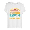 Ich wünschte, Opas wären nie gestorben Lustiger Retro-Sonnenuntergang T-Shirt