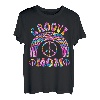 Groovy Mom 70er Jahre Ästhetische Nostalgie 1970er Jahre Retro Hippie Mom T-Shirt