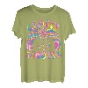 Groovy Mom 70er Jahre Ästhetische Nostalgie 1970er Jahre Retro Hippie Mom T-Shirt