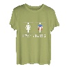 Damen It Was Never A Dress Superheldin Frauenpower Frau Feministin T-Shirt