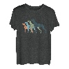 Dog Mom & Dad Silhouette - Vintage Weim Weimaraner T-Shirt