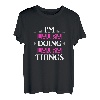 Damen I'm Laura Doing Laura Things Vornamen Spruch Geschenk T-Shirt