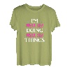 Damen I'm Laura Doing Laura Things Vornamen Spruch Geschenk T-Shirt