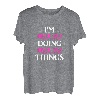 Damen I'm Laura Doing Laura Things Vornamen Spruch Geschenk T-Shirt