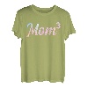 Mom3 Mutter von 3 Kindern Mama Muttertag T-Shirt