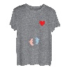Damen Baby Bauch Mutter Baby Geburt Schwangerschaft Ankündigung T-Shirt