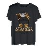Seniorin 2023 Leopard Messy Bun Lady Abschlussmutter T-Shirt