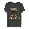 Seniorin 2023 Leopard Messy Bun Lady Abschlussmutter T-Shirt