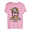 Seniorin 2023 Leopard Messy Bun Lady Abschlussmutter T-Shirt