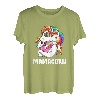 Damen Mutter-Tochter-Zwillinge Einhorn Mamacorn T-Shirt
