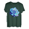 Blume Shirt Rose, Vaporwave Blume TShirt Damen Geschenk Mann T-Shirt