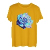 Blume Shirt Rose, Vaporwave Blume TShirt Damen Geschenk Mann T-Shirt