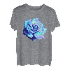 Blume Shirt Rose, Vaporwave Blume TShirt Damen Geschenk Mann T-Shirt