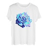 Blume Shirt Rose, Vaporwave Blume TShirt Damen Geschenk Mann T-Shirt