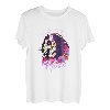 Damen Halloween Zuckerschädel Pferd Kopf Tag der Toten T-Shirt