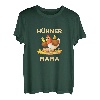 Damen Hühner Mama Farmer Chicken Mam Küken Eiern - Henne Mutter T-Shirt
