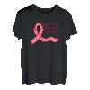 Damen Im Oktober tragen wir eine pinke Schleife für Brustkrebs-Bewusstsein für Frauen. T-Shirt